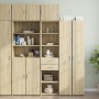 Narrow engineered wood wardrobe in Sonoma oak, 45x42.5x225 cm by , Sideboards - Ref: Foro24-3281296, Price: 167,56 €, Discoun...