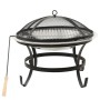 Brasero y barbacoa 2 en 1 atizador acero inoxidable 56x56x49 cm de vidaXL, Chimeneas - Ref: Foro24-313351, Precio: 91,99 €, D...