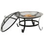 Brasero y barbacoa 2 en 1 atizador acero inoxidable 56x56x49 cm de vidaXL, Chimeneas - Ref: Foro24-313351, Precio: 91,99 €, D...