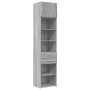 Armario estrecho madera ingeniería gris Sonoma 50x42,5x225 cm de , Aparadores - Ref: Foro24-3281313, Precio: 181,56 €, Descue...