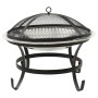 Brasero y barbacoa 2 en 1 atizador acero inoxidable 56x56x49 cm de vidaXL, Chimeneas - Ref: Foro24-313351, Precio: 91,99 €, D...