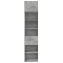 Narrow engineered wood wardrobe in gray concrete, 50x42.5x225 cm by , Sideboards - Ref: Foro24-3281311, Price: 176,49 €, Disc...