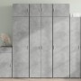 Armario de madera de ingeniería gris hormigón 70x42,5x225 cm de , Aparadores - Ref: Foro24-3281332, Precio: 239,39 €, Descuen...