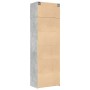 Armario de madera de ingeniería gris hormigón 70x42,5x225 cm de , Aparadores - Ref: Foro24-3281332, Precio: 239,39 €, Descuen...