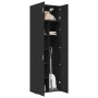 Armario de madera de ingeniería negro 70x42,5x225 cm de , Aparadores - Ref: Foro24-3281330, Precio: 245,61 €, Descuento: %