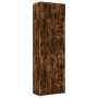 Engineered wood smoked oak wardrobe 70x42.5x225 cm by , Sideboards - Ref: Foro24-3281326, Price: 219,34 €, Discount: %