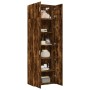 Armario de madera de ingeniería roble ahumado 70x42,5x225 cm de , Aparadores - Ref: Foro24-3281326, Precio: 219,99 €, Descuen...