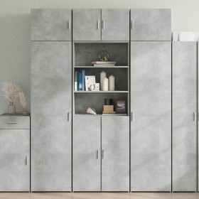 Engineered wood wardrobe in concrete gray, 70x42.5x225 cm by , Sideboards - Ref: Foro24-3281318, Price: 221,64 €, Discount: %