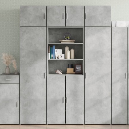 Engineered wood wardrobe in concrete gray, 70x42.5x225 cm by , Sideboards - Ref: Foro24-3281318, Price: 220,96 €, Discount: %