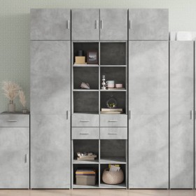 Engineered wood wardrobe in concrete gray, 70x42.5x225 cm by , Sideboards - Ref: Foro24-3281339, Price: 234,99 €, Discount: %