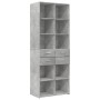 Ingenieurholzschrank in Betongrau 70x42,5x225 cm von , Sideboards - Ref: Foro24-3281339, Preis: 235,87 €, Rabatt: %