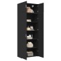 Engineered wood black wardrobe 80x42.5x225 cm by , Sideboards - Ref: Foro24-3281351, Price: 267,28 €, Discount: %