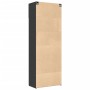 Engineered wood black wardrobe 80x42.5x225 cm by , Sideboards - Ref: Foro24-3281351, Price: 267,28 €, Discount: %