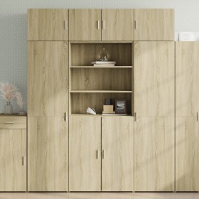 Armario de madera de ingeniería roble Sonoma 80x42,5x225 cm de , Aparadores - Ref: Foro24-3281345, Precio: 236,99 €, Descuent...