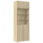 Armario de madera de ingeniería roble Sonoma 80x42,5x225 cm de , Aparadores - Ref: Foro24-3281345, Precio: 235,55 €, Descuent...