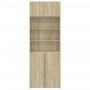 Armario de madera de ingeniería roble Sonoma 80x42,5x225 cm de , Aparadores - Ref: Foro24-3281345, Precio: 235,55 €, Descuent...