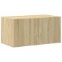 Armario de madera de ingeniería roble Sonoma 80x42,5x225 cm de , Aparadores - Ref: Foro24-3281345, Precio: 235,55 €, Descuent...