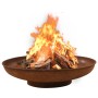 Steel brazier 80 cm by vidaXL, Chimneys - Ref: Foro24-313345, Price: 148,32 €, Discount: %