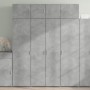 Armario de madera de ingeniería gris hormigón 80x42,5x225 cm de , Aparadores - Ref: Foro24-3281353, Precio: 251,99 €, Descuen...