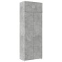 Armario de madera de ingeniería gris hormigón 80x42,5x225 cm de , Aparadores - Ref: Foro24-3281353, Precio: 245,12 €, Descuen...