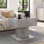 Center table and LED engineered wood gray concrete 50x50x45cm by , Coffee table - Ref: Foro24-847528, Price: 109,99 €, Discou...