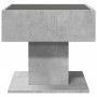 Center table and LED engineered wood gray concrete 50x50x45cm by , Coffee table - Ref: Foro24-847528, Price: 109,99 €, Discou...