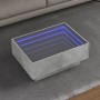 Mesa de centro y LED madera ingeniería gris hormigón 70x50x30cm de , Mesas de centro - Ref: Foro24-847514, Precio: 136,17 €, ...