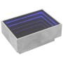 Mesa de centro y LED madera ingeniería gris hormigón 70x50x30cm de , Mesas de centro - Ref: Foro24-847514, Precio: 135,99 €, ...