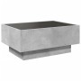 Mesa de centro y LED madera ingeniería gris hormigón 70x50x30cm de , Mesas de centro - Ref: Foro24-847514, Precio: 135,99 €, ...