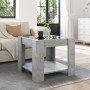 Center table and LED engineered wood gray concrete 53x53x45cm by , Coffee table - Ref: Foro24-847542, Price: 109,49 €, Discou...