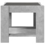 Center table and LED engineered wood gray concrete 53x53x45cm by , Coffee table - Ref: Foro24-847542, Price: 109,49 €, Discou...