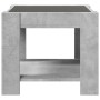 Center table and LED engineered wood gray concrete 53x53x45cm by , Coffee table - Ref: Foro24-847542, Price: 109,49 €, Discou...