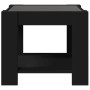 Mesa de centro con LED madera de ingeniería negro 53x53x45 cm de , Mesas de centro - Ref: Foro24-847540, Precio: 113,99 €, De...