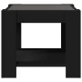 Mesa de centro con LED madera de ingeniería negro 53x53x45 cm de , Mesas de centro - Ref: Foro24-847540, Precio: 113,99 €, De...