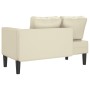 Daybed sofa with cream synthetic leather cushions by , Daybeds - Ref: Foro24-4007565, Price: 142,30 €, Discount: %