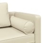 Daybed sofa with cream synthetic leather cushions by , Daybeds - Ref: Foro24-4007565, Price: 142,30 €, Discount: %