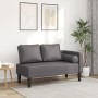 Daybed sofa with gray synthetic leather cushions by , Daybeds - Ref: Foro24-4007567, Price: 142,30 €, Discount: %