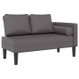 Daybed sofa with gray synthetic leather cushions by , Daybeds - Ref: Foro24-4007567, Price: 142,30 €, Discount: %