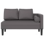 Daybed sofa with gray synthetic leather cushions by , Daybeds - Ref: Foro24-4007567, Price: 142,30 €, Discount: %