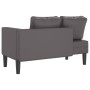 Daybed sofa with gray synthetic leather cushions by , Daybeds - Ref: Foro24-4007567, Price: 142,30 €, Discount: %