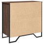 Aparador madera de ingeniería roble marrón 78x35,5x74,5 cm de , Aparadores - Ref: Foro24-848543, Precio: 81,24 €, Descuento: %