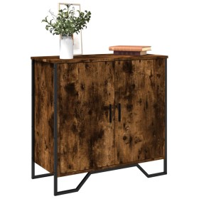 Engineered wood smoked oak sideboard 78x35.5x74.5 cm by , Sideboards - Ref: Foro24-848541, Price: 90,99 €, Discount: %