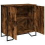 Aparador madera de ingeniería roble ahumado 78x35,5x74,5 cm de , Aparadores - Ref: Foro24-848541, Precio: 78,96 €, Descuento: %