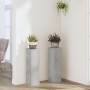 Soportes de plantas 2 uds madera gris hormigón 17x17x60 cm de , Soportes para macetas - Ref: Foro24-852936, Precio: 53,55 €, ...