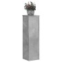 Plant stands 2 units gray wood concrete 17x17x60 cm by , Pot stands - Ref: Foro24-852936, Price: 43,99 €, Discount: %