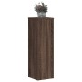 Plant stands 2 units brown oak wood 25x25x80 cm by , Pot stands - Ref: Foro24-852948, Price: 75,63 €, Discount: %