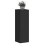 Soportes de plantas 2 uds madera ingeniería negro 25x25x80 cm de , Soportes para macetas - Ref: Foro24-852943, Precio: 74,40 ...