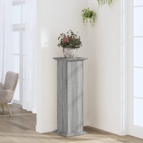 Soportes de plantas madera ingeniería gris Sonoma 33x33x100cm de , Soportes para macetas - Ref: Foro24-852983, Precio: 63,99 ...