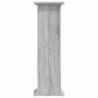 Engineered wood plant stands in Sonoma gray, 33x33x100cm. by , Pot stands - Ref: Foro24-852983, Price: 63,99 €, Discount: %