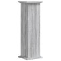 Engineered wood plant stands in Sonoma gray, 33x33x100cm. by , Pot stands - Ref: Foro24-852983, Price: 63,99 €, Discount: %